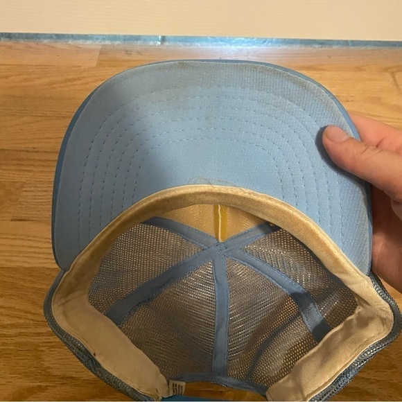 Vintage Texas the Lonestar State Trucker Hat Mesh Snap Back Blue - Picture 7 of 11